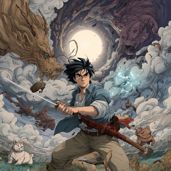 do anime manga comic book cover design comic book