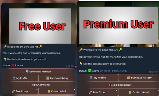 setup your private paid telegram group subscription bot