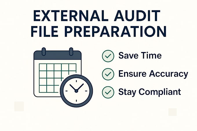 prepare external audit working papers and lead schedules professionally