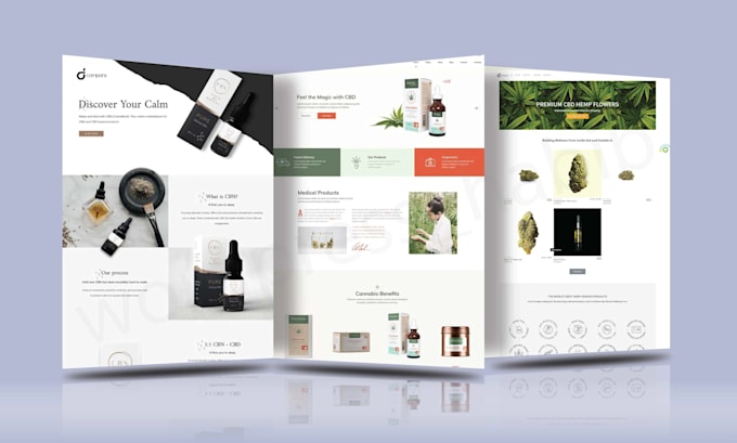 create cbd, hemp, medical or cannabis ecommerce website, hugo website, svelte