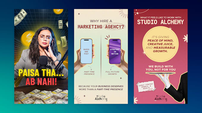 design stylish instagram stories
