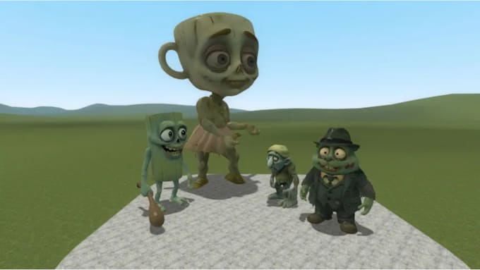 create custom 3d player model for gmod, l4d2, rust and fivem server
