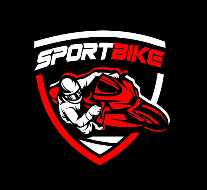 create an unique motorcycle logo design
