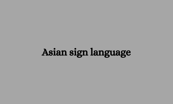 asian language translation in signs