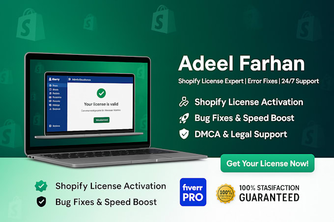 fix shopify errors, bugs and license issues with speed and SEO optimization