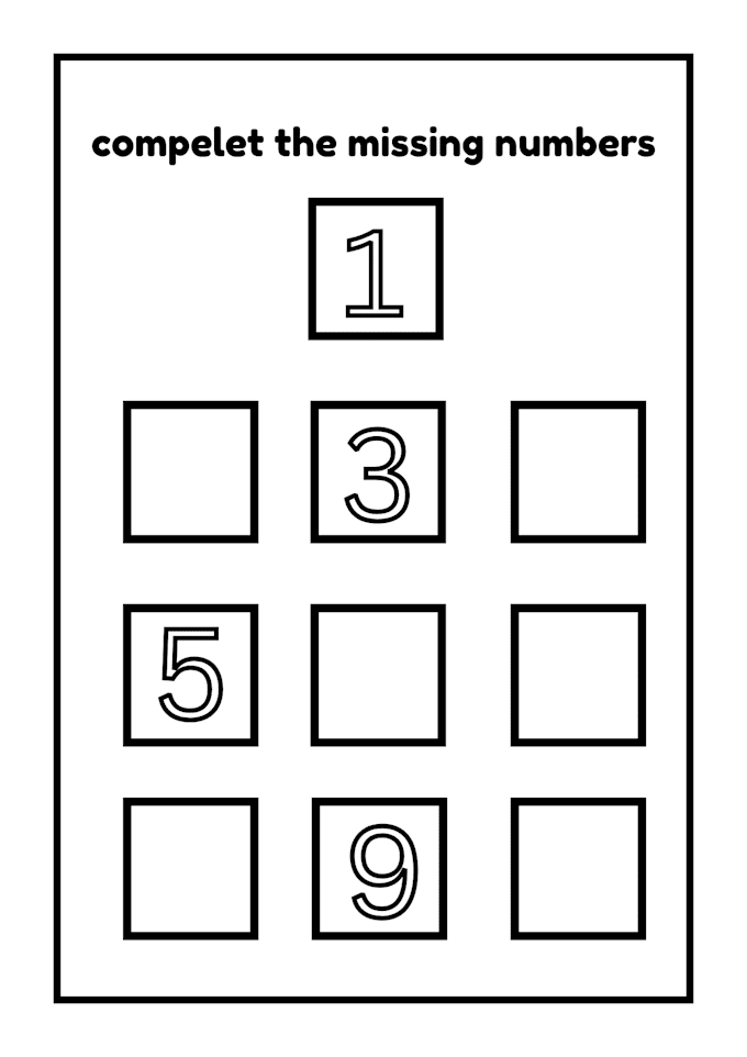 Provide a fun printable number coloring book for kids by ...
