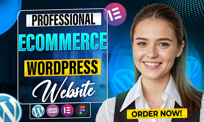 design a professional wordpress ecommerce website with elementor pro
