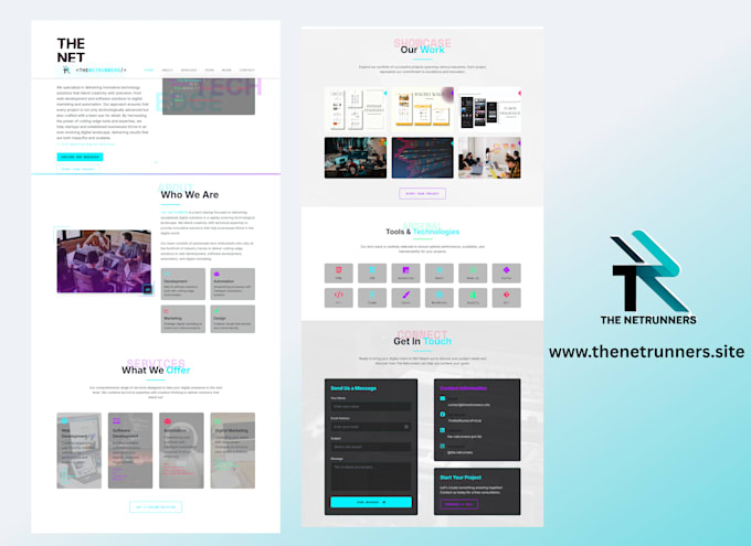 design and develop a stunning nodejs and react website with framer motion