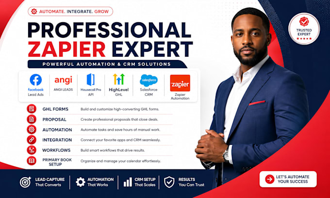 facebook lead ads form angi leads housecall pro api ghl salesforce crm zapier