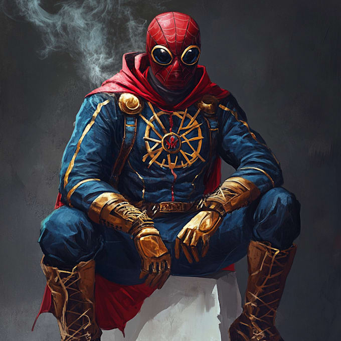 design original superhero character