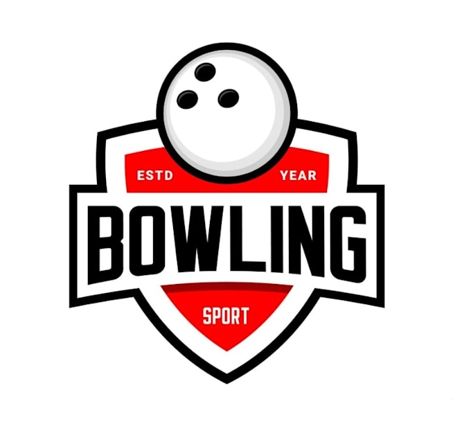 create modern professional bowling logo design