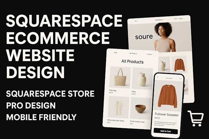 design squarespace ecommerce website for your business