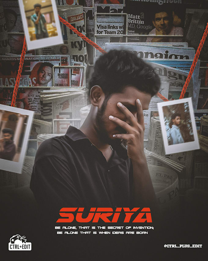 do poster design for instagram post and movie and wedding