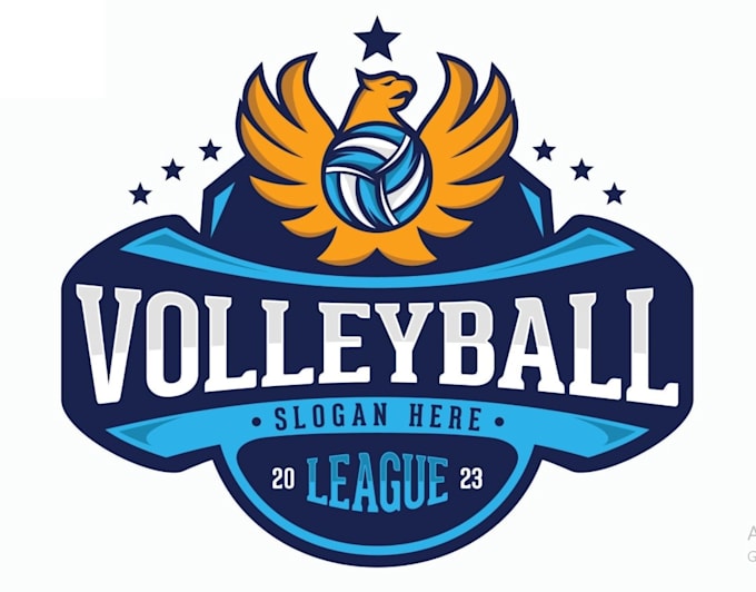 make a proffesional volleyball logo