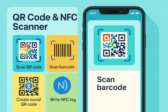 deliver nfc app, qr code, documents scanning app in ios