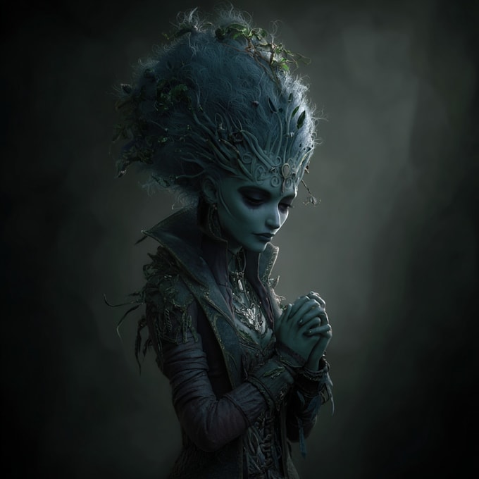 draw horror character design
