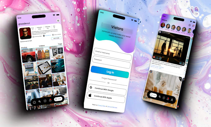 stunning mobile app UI with modern and clean look using figma