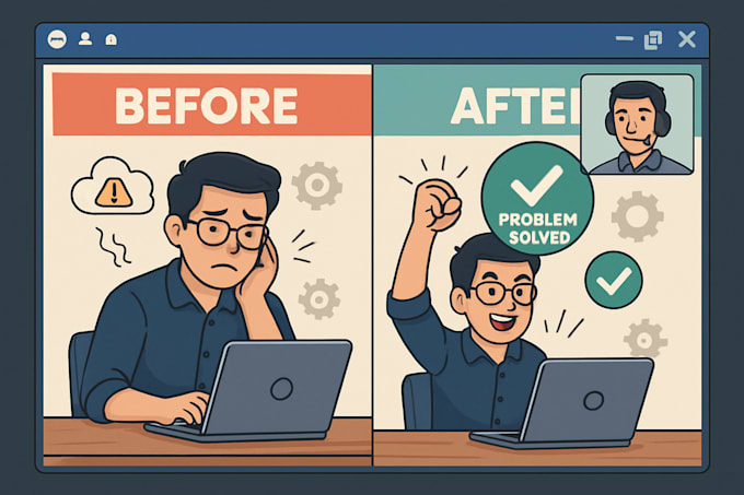 fix your laptop or PC issues remotely