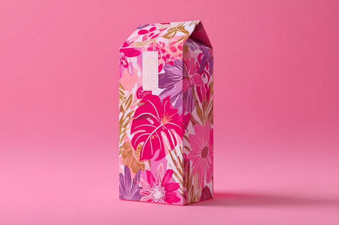 design minimal, modern and luxury packaging or label