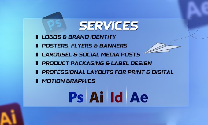 provide creative and custom made graphic design services