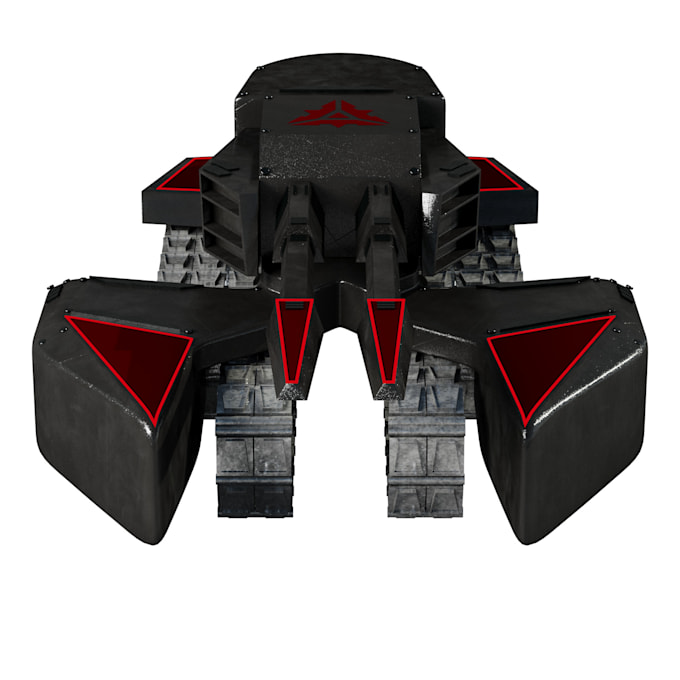 create a model of cybran t2 tank from supreme commander forged alliance