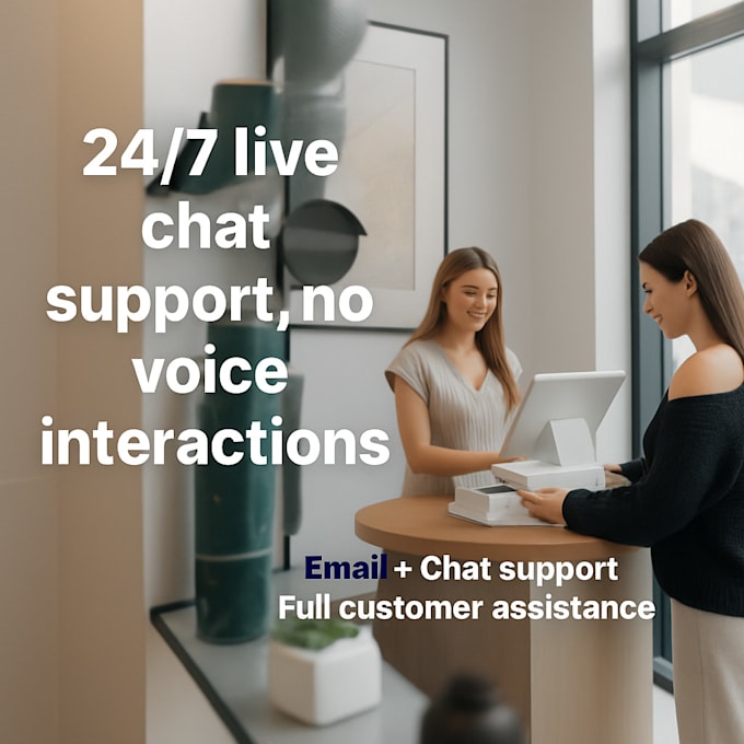 live chat support agent non voice customer service