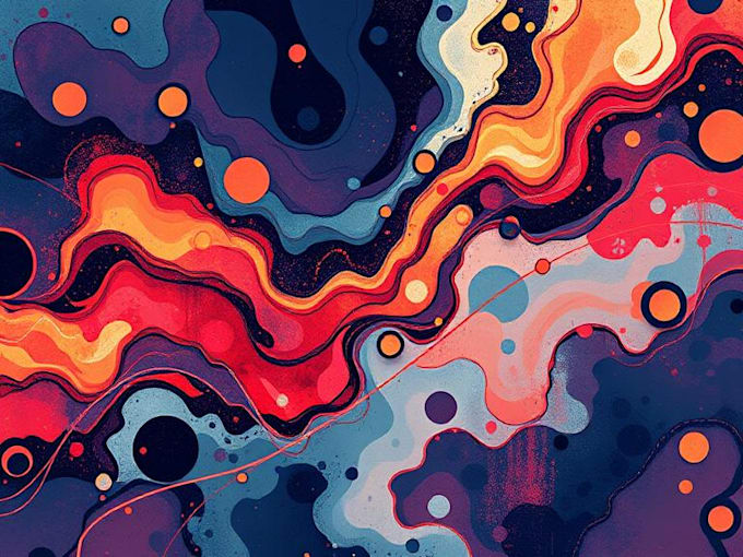 create abstract wall art, digital art, wall art