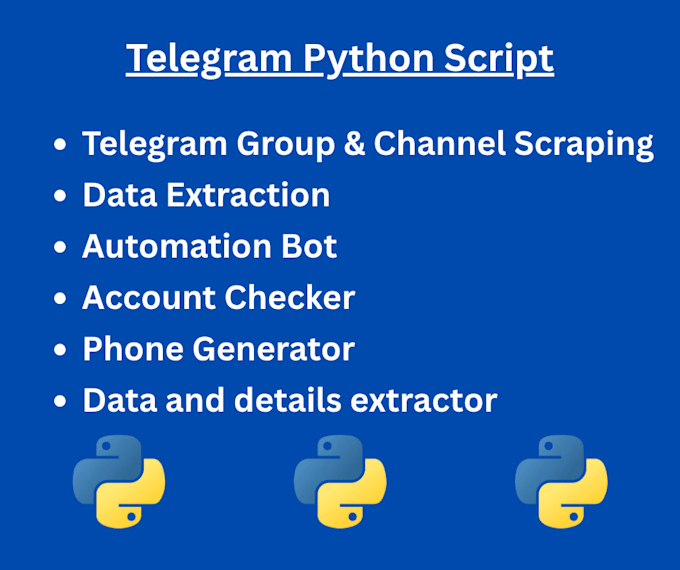 do python code for forex lead generation, data extractor, telegram scraper bot