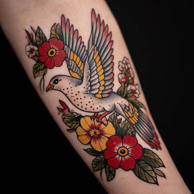 draw custom and realism tattoo design