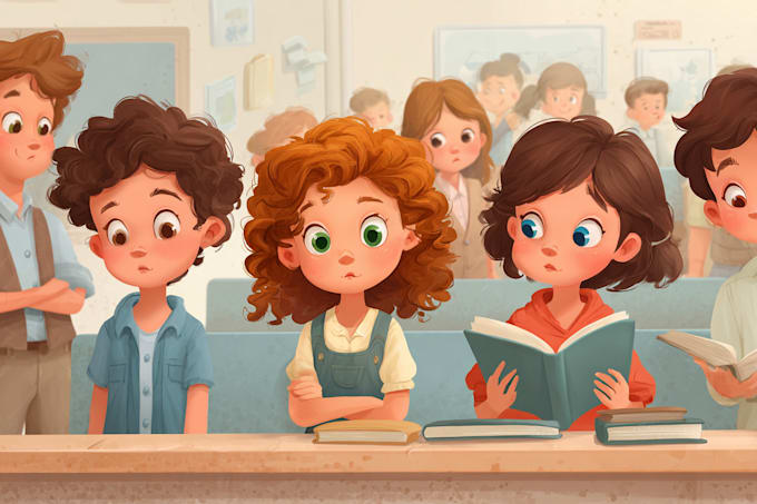 draw children illustrations for books
