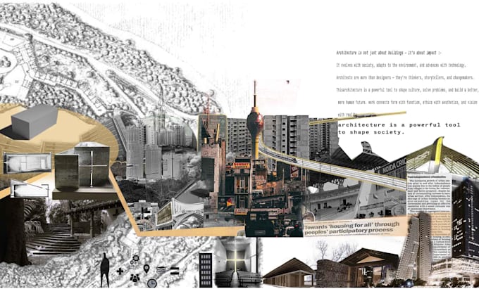 create architectural presentation boards panels and portfolios using ps