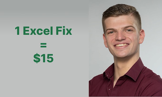 fix one excel formula, layout issue or dropdown