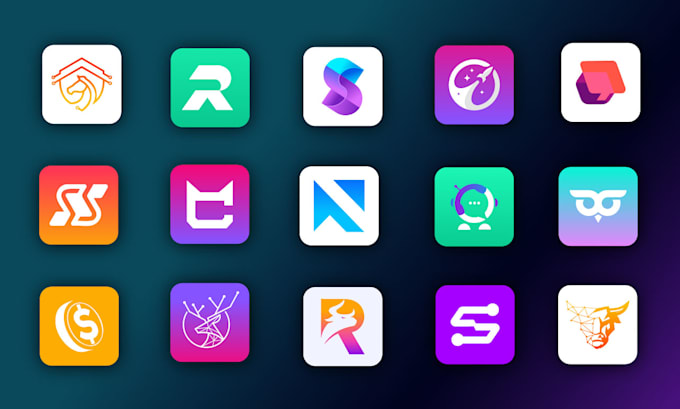 design custom timeless tech saas software app icon crypto website business logo