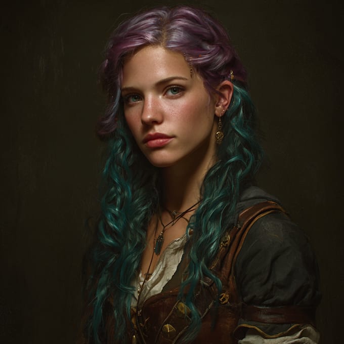 make fantasy character portrait favorite art