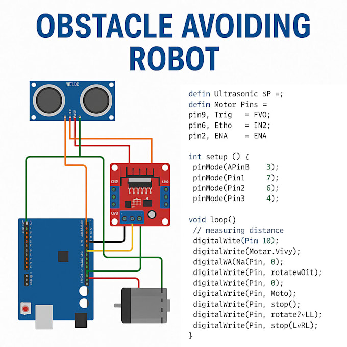 build arduino robots, sensors, and iot prototypes for you