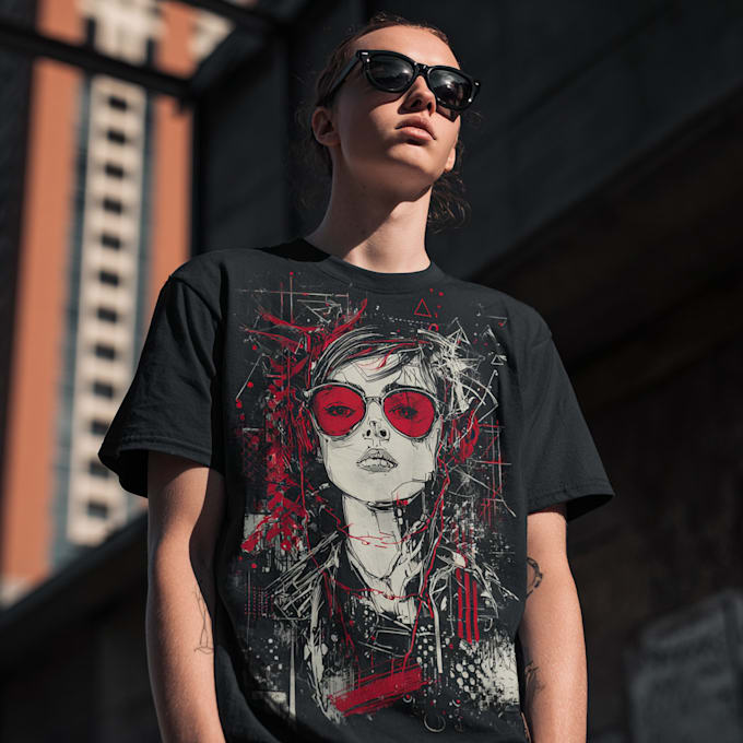 do illustrator t shirt designs for you
