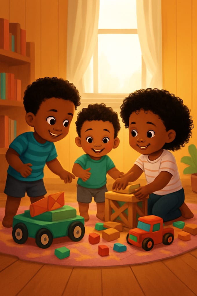 illustrate children story book illustration, children story, book illustration