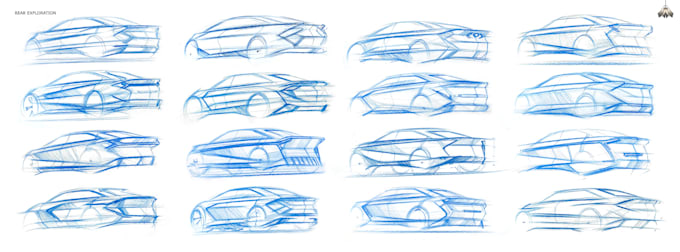 do concept sketches of your idea, product, or vehicle