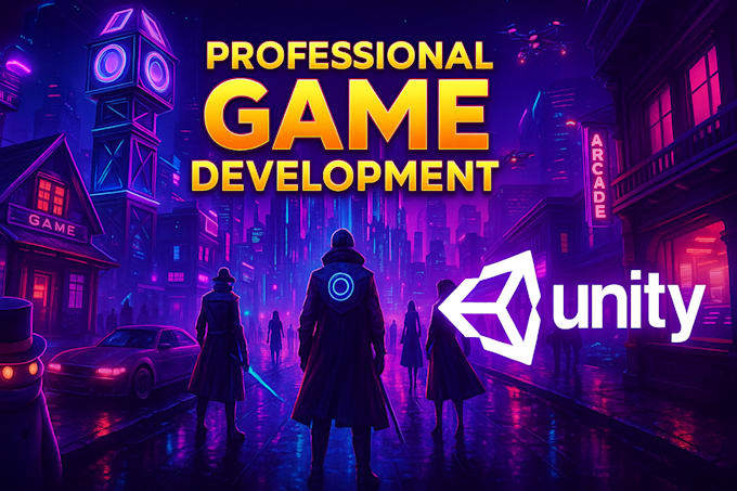 develop high quality 3d video game for PC and mobile unity