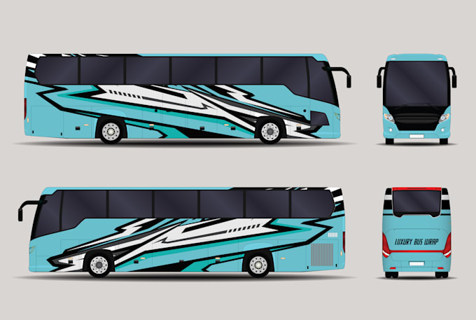 create bus wrap design, vehicle wrap design, van wrap design, truck wrap design