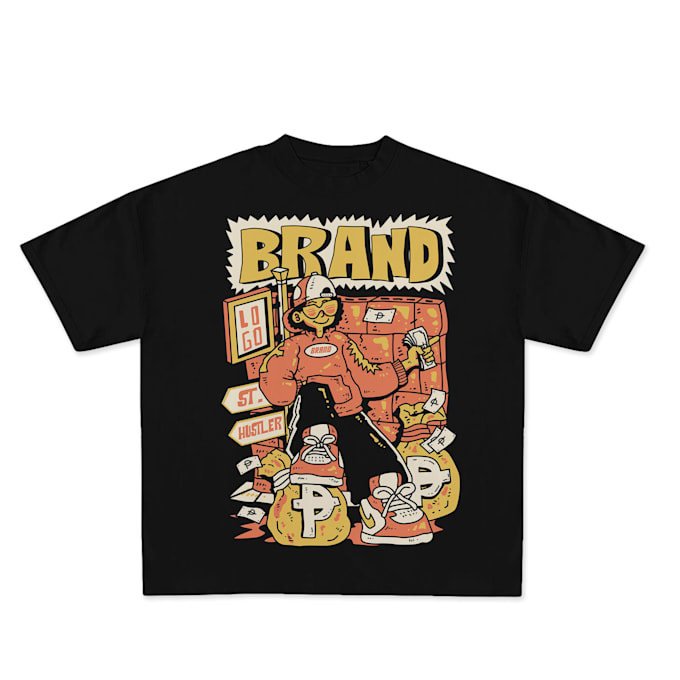 do a shirt design ready to print