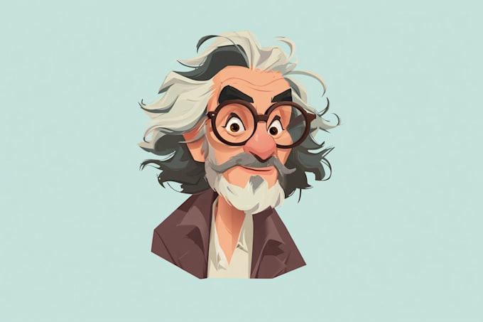 create cartoon character or avatar in vectors