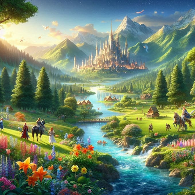 Make an scene concept art illustration for you by Xoupoon | Fiverr