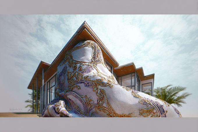 do architecture sketches in high quality