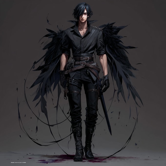 draw handsome guy on anime style