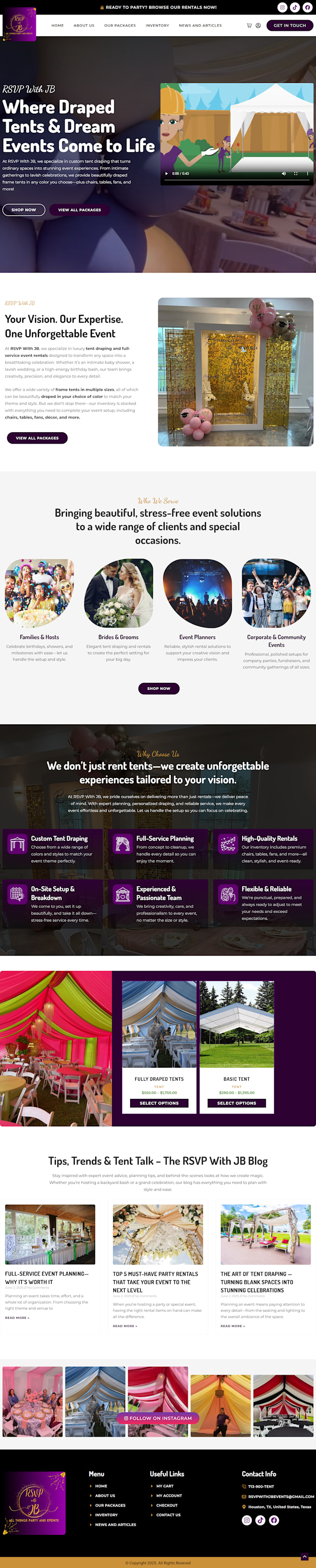 design wordpress elementor website or landing page