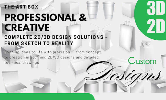 design 3d box, mailer box, box design, shipping box, bottels