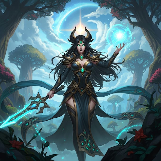 paint epic illustrations and splash art