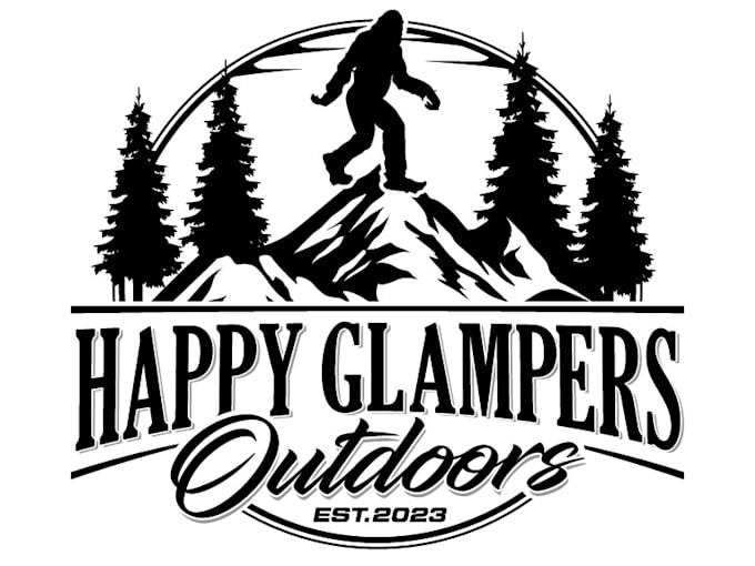 make a high quality outdoors logo for you with new concept