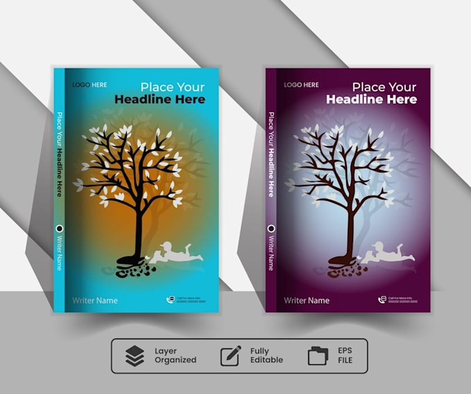 design unique illustrated book cover design
